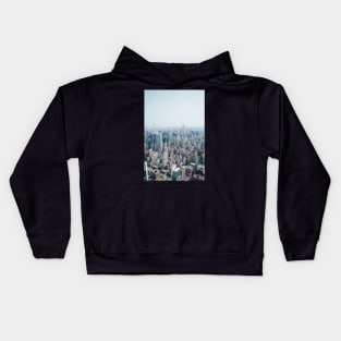 NY city panoramic views Kids Hoodie